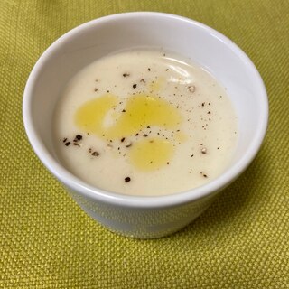 うちのスープ　牛乳でビシソワーズ